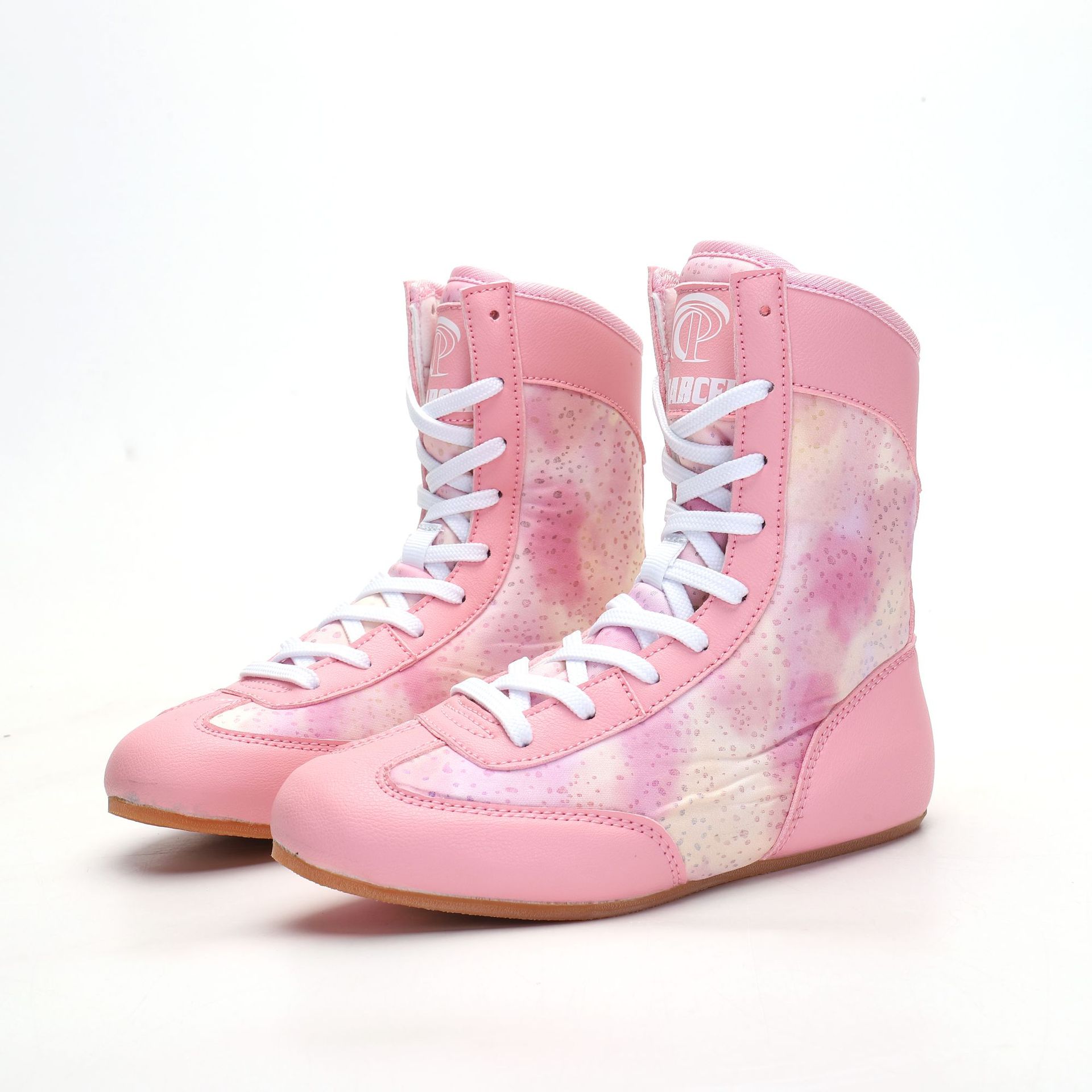 Children's Boxing Shoes, Men's and Women's Shoes, Ankle-Protecting High-Top Rubber Boots, Indoor Gym Training Shoes, High-Top Wrestling Shoes