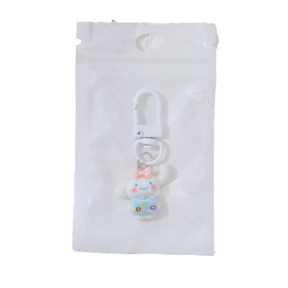 Dibujos Animados Sanrio Pacha llavero colgante estudiante ins estilo mochila lápiz caso y otro colgante chica regalo creativo