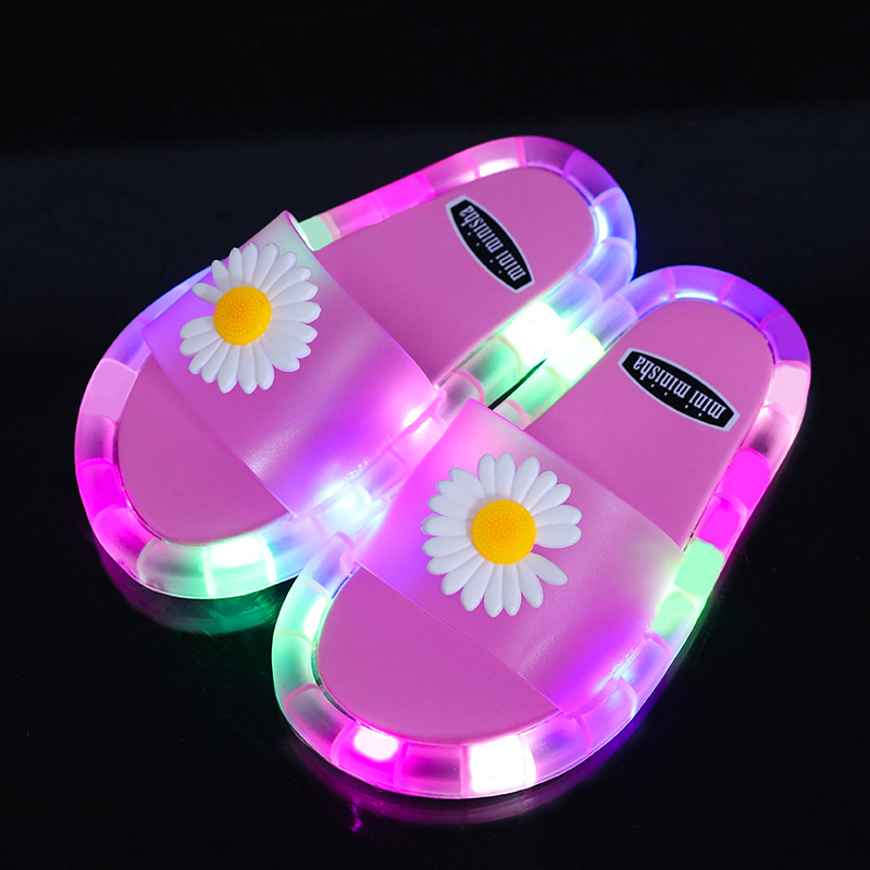 LED light-emitting children's slippers b...