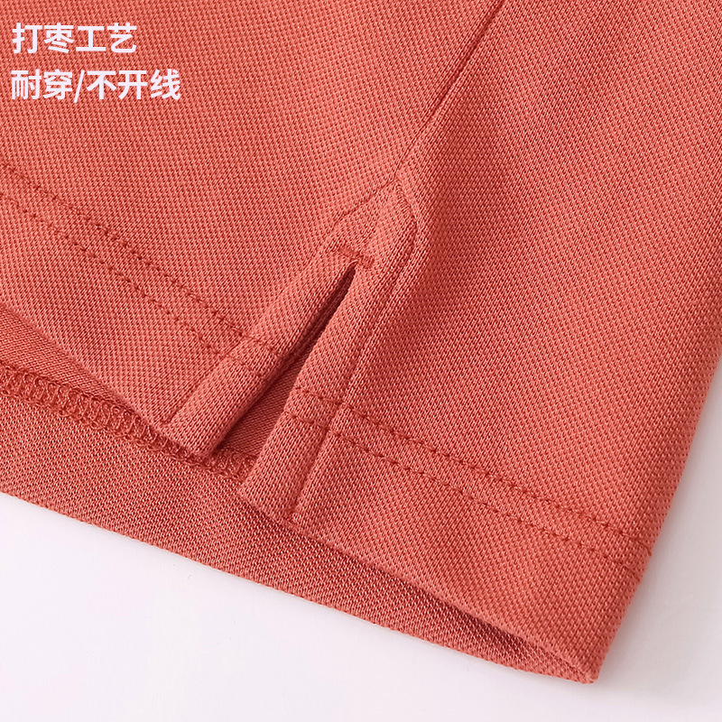 5A antibacteriano anticuerpo desodorante anti-ácaros manga corta solapa camiseta publicidad camisa polo ropa de trabajo personalizada logotipo