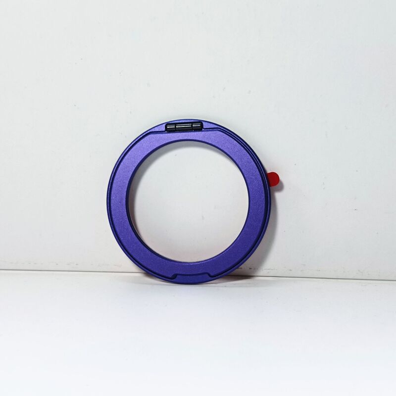360度回転リングバックル携帯電話ホルダー金属製調節可能なデスクトップレイジーホルダー中空で高見えする音付き|undefined