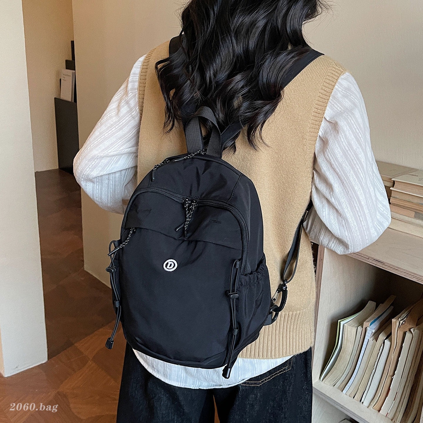2026 mochila para viajar, mochila casual para mujeres, mochila al aire libre, estudiantes de clase, viaje de gran capacidad, nuevo estilo