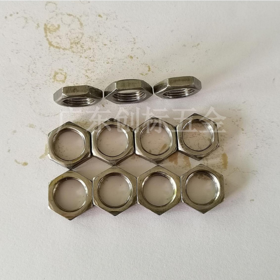 创标 单倒角六角帽M12X1.0细牙 非标 通讯设备螺母厂家现货圆螺母