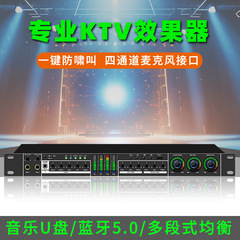カラオケエフェクターフロントステージフロントKソングボーカルリバーブホームDSPプロフェッショナルオーディオバランスオーディオプロセッサ