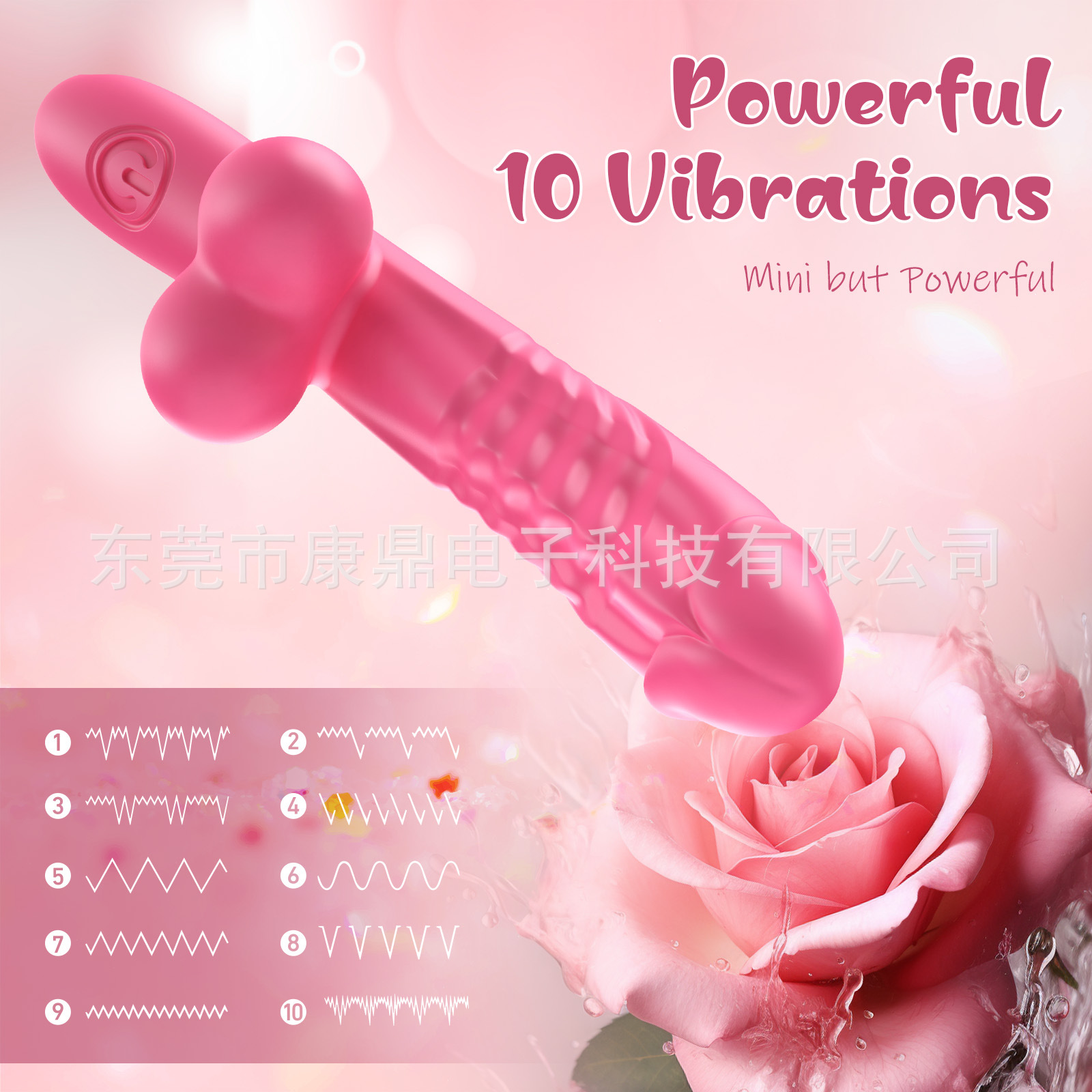 Small Penis stick massage vibrator female masturbation device can match rope to make necklace adult sex products