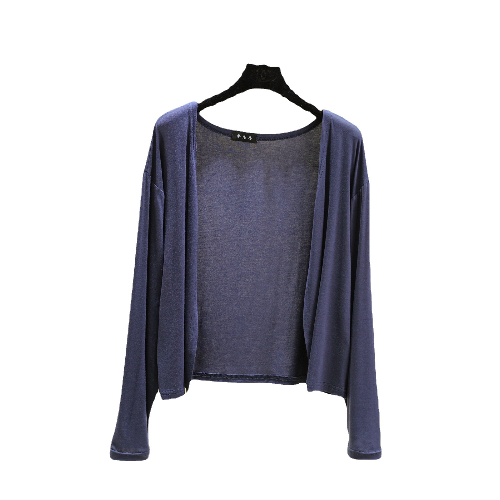Summer thin modal cardigan sun protection top women's new long sleeve shawl thin coat versatile air conditioning shirt
