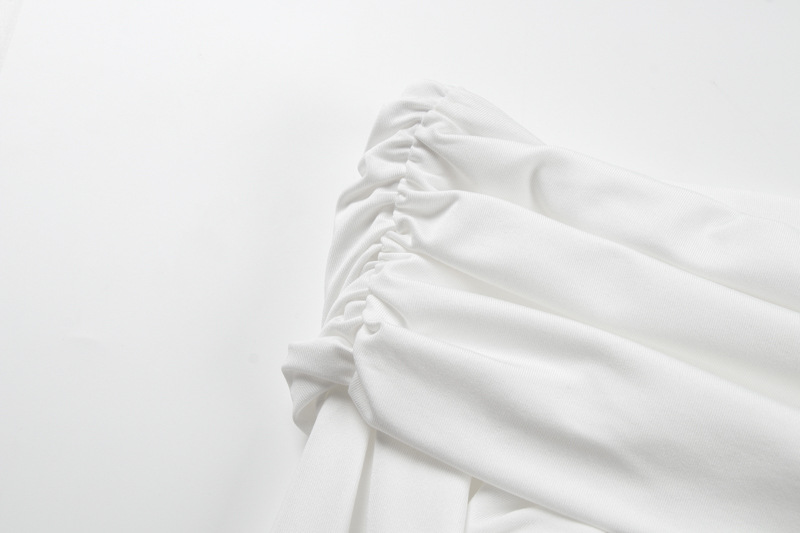 Solid Color Sexy off the Shoulder Maxi Dress Elegant Pleated Long Sleeve Dress Women 10 Solid Color Sexy off the Shoulder Maxi Dress Elegant Pleated Long Sleeve Dress Women