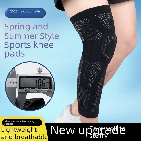 Sports knee pads thin breathable meniscus joint patella protection outdoor basketball football mountaineering fitness leg guards for men and women