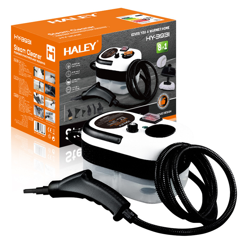 Haley European Standard Cross-Border 8-in-1 High-Temperature and High-Pressure Steam Cleaning Machine Household Small Kitchen Steam Cleaner Haley European Standard Cross-Border 8-in-1 High-Temperature and High-Pressure Steam Cleaning Machine Household Small Kitchen Steam Cleaner