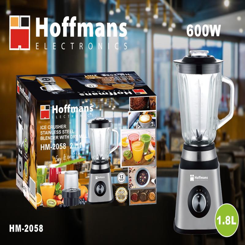 호프만스 얼음 분쇄기 2058 2 IN 1 아이스크러셔 블렌더 수출