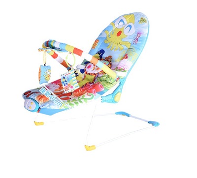 婴儿哄睡安抚椅摇摇椅音乐震动舒适可调节摇床摇椅二合一|ms