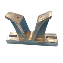 競銘電鍍設備導電銅V座 陰極連接銅飛靶頭 鑄件紅銅V型座 可加工