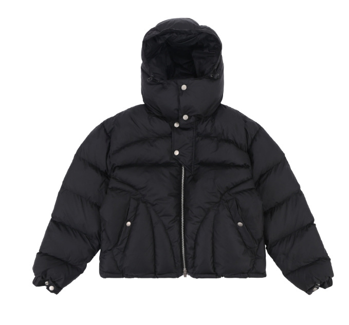 Piumino di ispirazione gotica – Cappotto unisex retrò da strada, caldo giubbotto invernale imbottito in cotone per uomo e donna_voghion.com