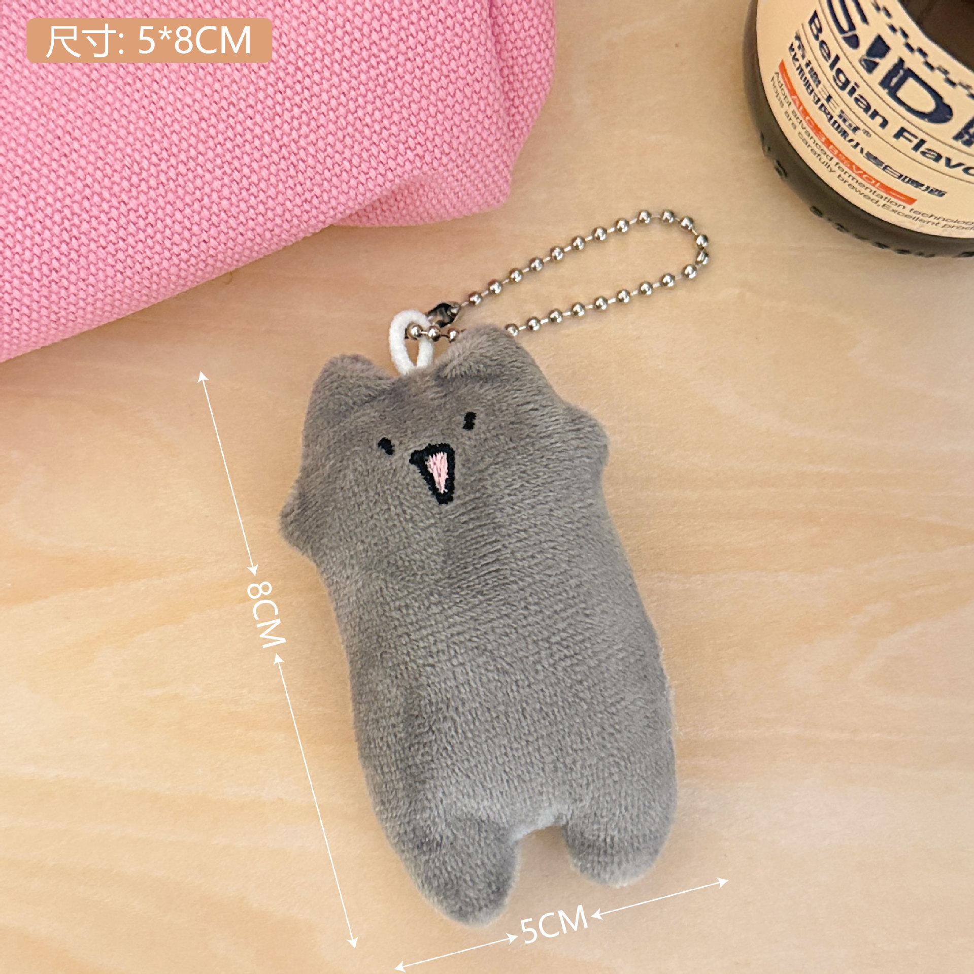 Truco o trato gatito conejo rosa caracol muñeca colgante creativo divertido muñeco de peluche llavero colgante regalo de pareja