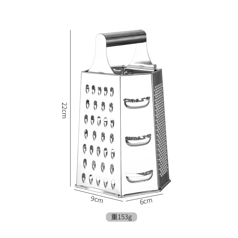 Acero inoxidable multifuncional creativo seis lados planado verduras y frutas cortador de tira con pasamanos queso cortador de queso