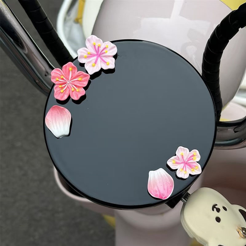 3D Three-dimensional Cherry Blossom Car Sticker To Cover Scratches, New Car Tail Decoration Ornament, Electric Car DIY Decorative Sticker_voghion.com