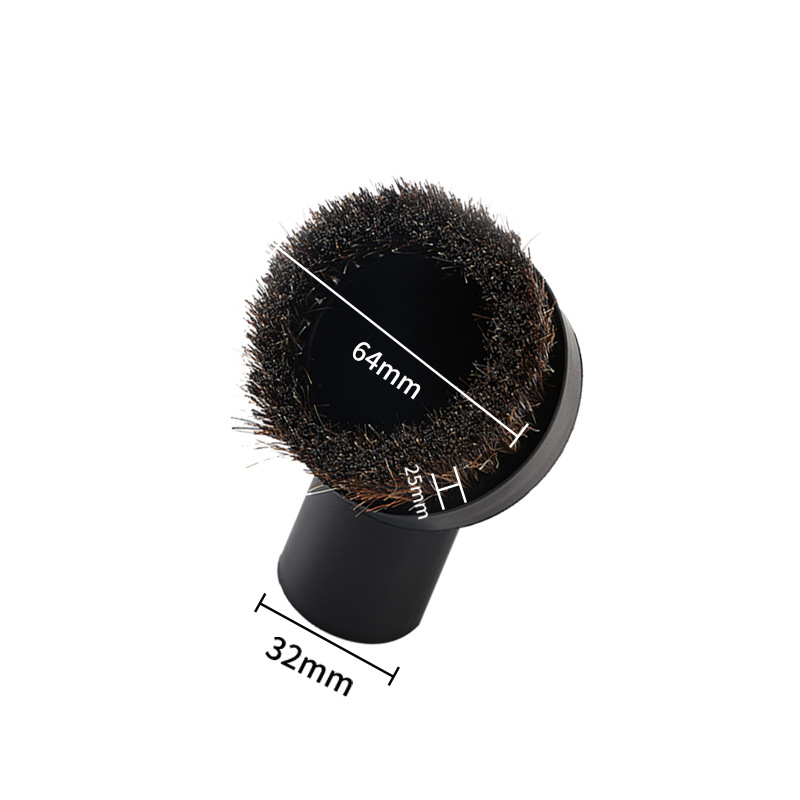 Accesorios de limpiador doméstico adaptador cepillo de máquina cepillo redondo de caballo cuatro capas y cinco capas cabeza de conversión