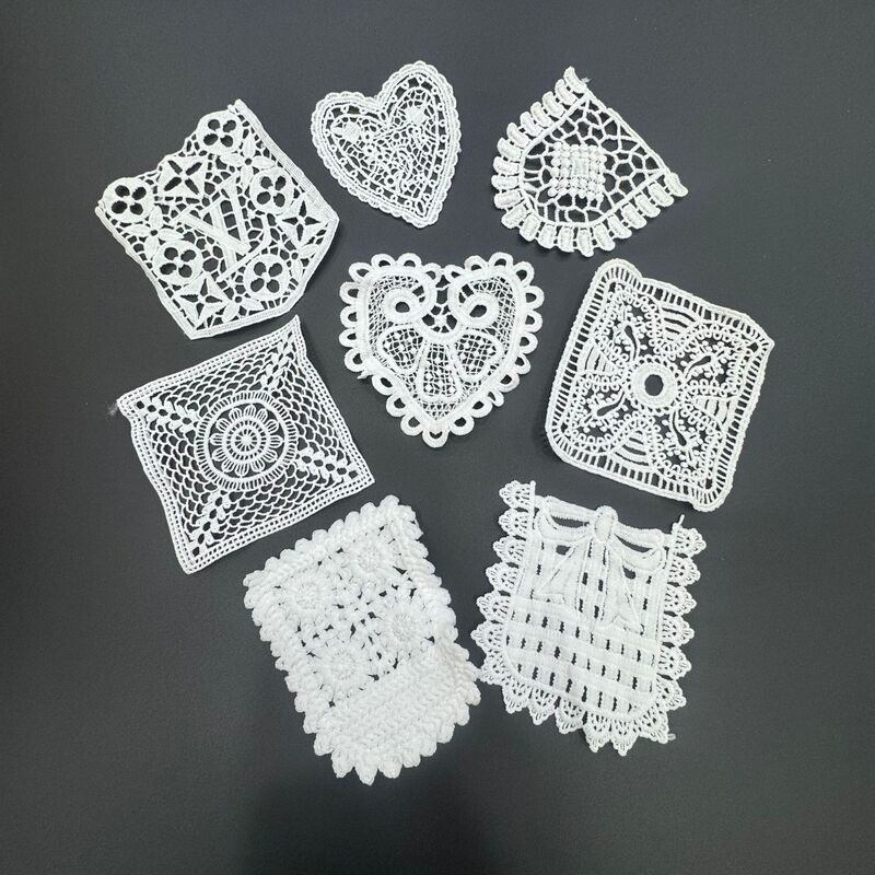 Fashion Hot-Selling Lace Trim Pocket Floral Embroidery Fabric Patches DIY Decorative Fabric Patches Water-Soluble Embroidery Fashion Hot-Selling Lace Trim Pocket Floral Embroidery Fabric Patches DIY Decorative Fabric Patches Water-Soluble Embroidery