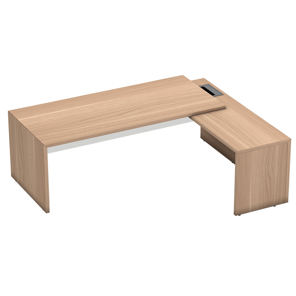 Mesa de oficina del jefe moderno, mesa de gerente de oficina simple, fábrica de muebles de oficina directa, mesa de jefe image 6