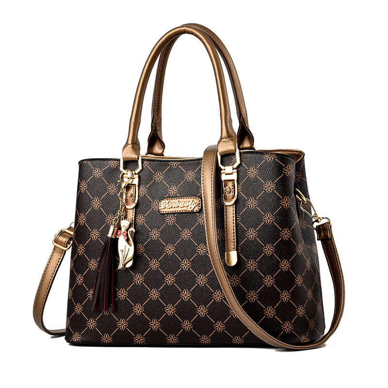 Ready-Made One-Piece Drop-Shipping Women's Bag, New Versatile, Fashionable, Large-Capacity, Temperament, Portable Cross-Body, Middle-Aged Mother's Bag Ready-Made One-Piece Drop-Shipping Women's Bag, New Versatile, Fashionable, Large-Capacity, Temperament, Portable Cross-Body, Middle-Aged Mother's Bag