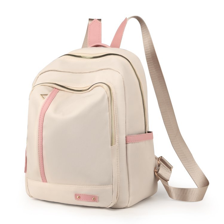 Nueva mochila de tela Oxford para mujer, versión coreana de gran capacidad, mochila de estilo universitario salvaje, bolsa de viaje ligera impermeable