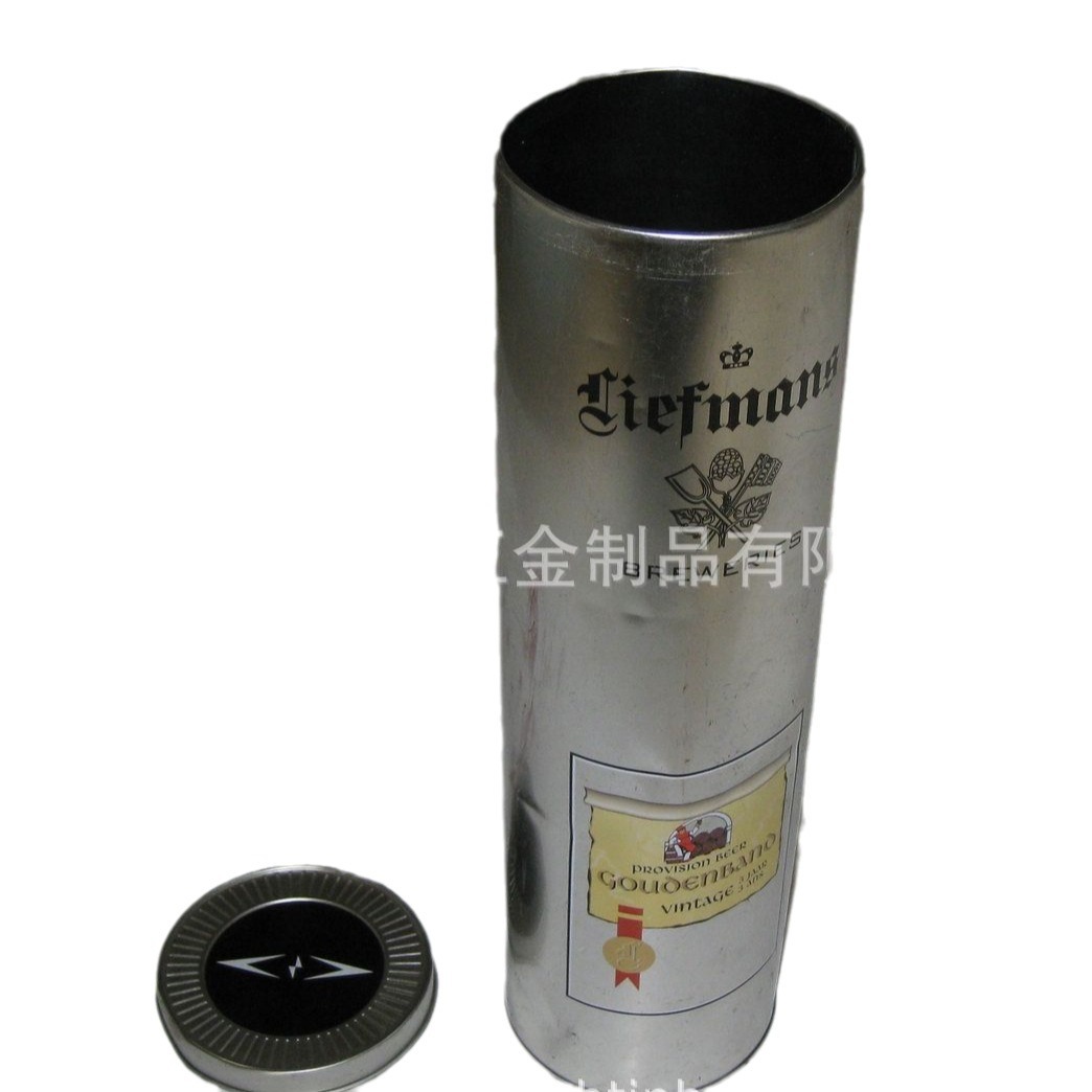 厂家直销马口铁酒罐; 红酒铁罐;酒罐铁盒
