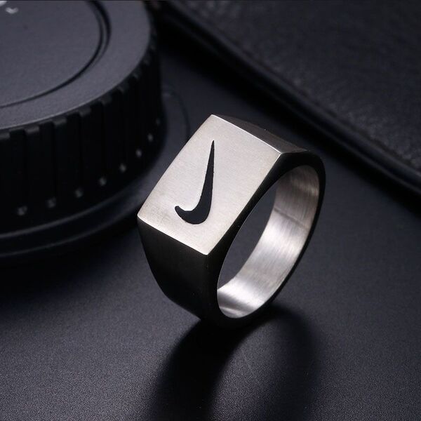Rectangular ring stainless steel for men and women