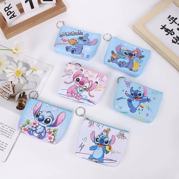 2024 New Cute Creative Coin Purse Primary School Mini Bag Portable Card Holder Cartoon Key Storage Bag