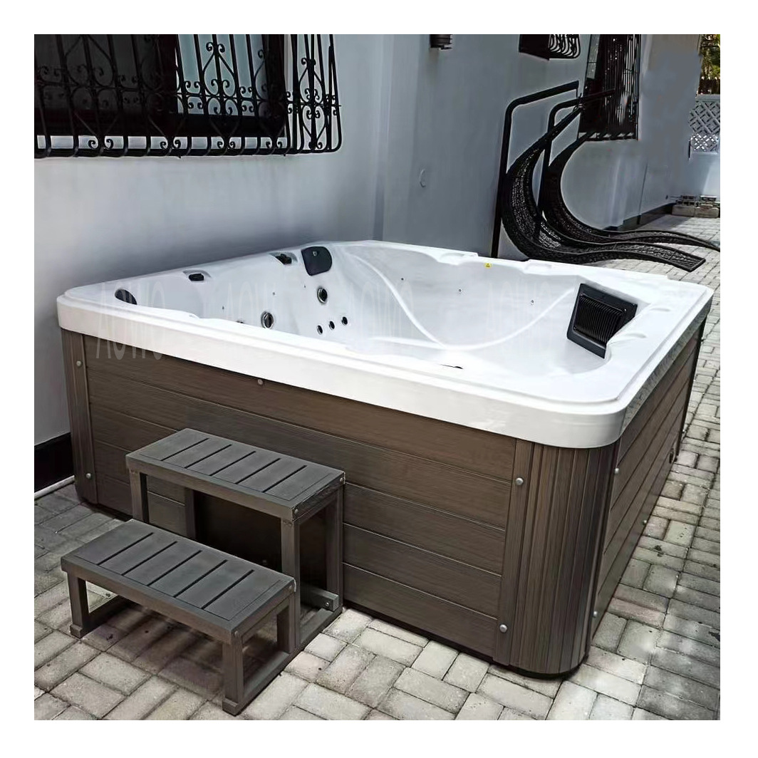 Acrílico para 5 personas bañera de masaje al aire libre spa bañera spa villa piscina jardín jacuzzi piscina