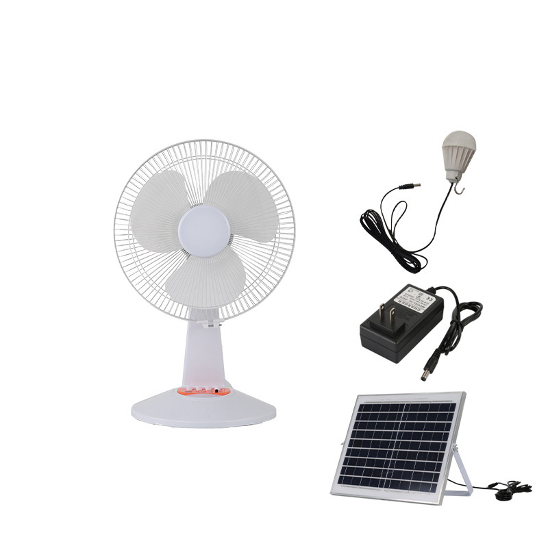 メーカー直接供給ソーラー充電式ファン照明付きナイトライト扇風機テーブルファン外国貿易モデルピクニック|undefined