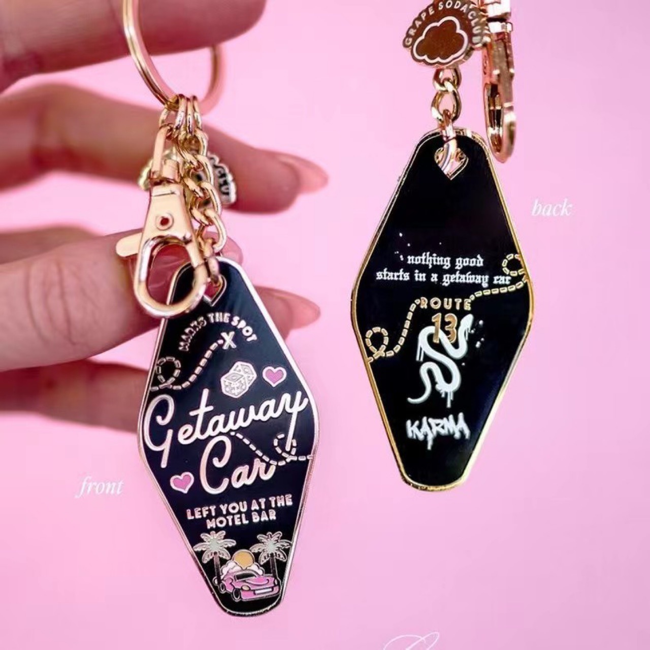 20g Weight Keychain Classification 1 Piece Quantity 1 Piece Vacation Classic Style Letter 304 Stainless Steel Plating Keychain