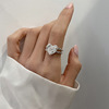 Tide, accessory, sophisticated ring, on index finger, light luxury style