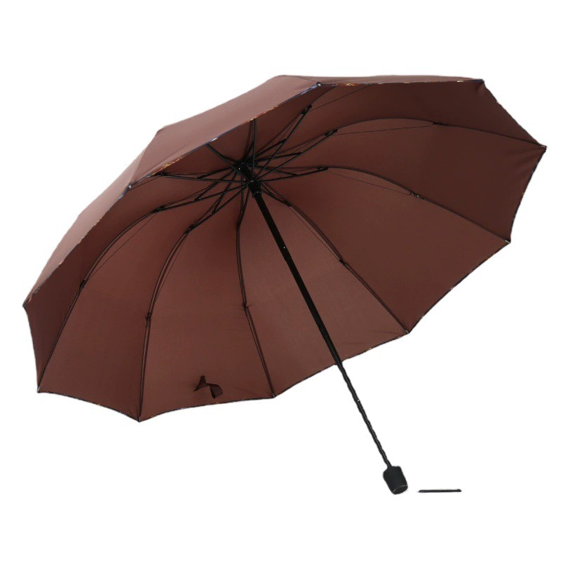 Обратный складной зонт Большой Студенческий двойной Зонт солнечный и дождливый двойной Зонт двойного назначения, три складных зонта, деловой Зонт с защитой от ультрафиолетового излучения