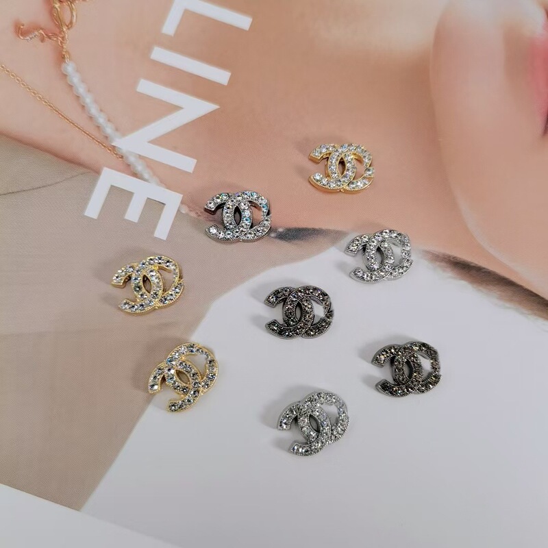 Korean Style Small Fragrant Style Full Diamond Double C Alloy Jewelry Accessories DIY Hair Accessories Mobile Phone Case Patch Material Korean Style Small Fragrant Style Full Diamond Double C Alloy Jewelry Accessories DIY Hair Accessories Mobile Phone Case Patch Material
