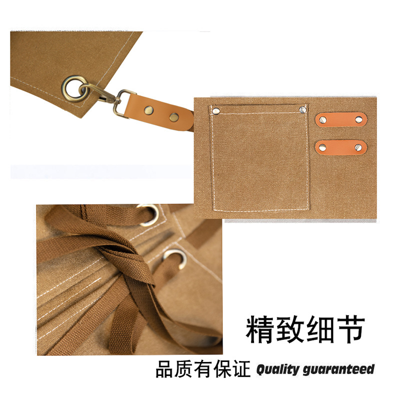 Comercio exterior transfronterizo cocina delantal doméstico pintura cafetería trabajo antisucio delantal de alto valor facial puede imprimir logotipo