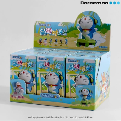 Time Car Ornament | Car ornaments - doraemon-rocker-car-ornaments-set-6-pieces-not-repeated