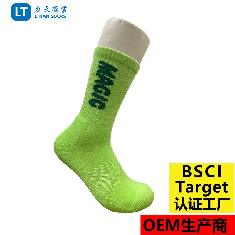 Европейские и американские мужские модные носки хип-хоп уличные женские длинные носки повседневные утолщенные дышащие нижние спортивные носки с буквами на полотенце