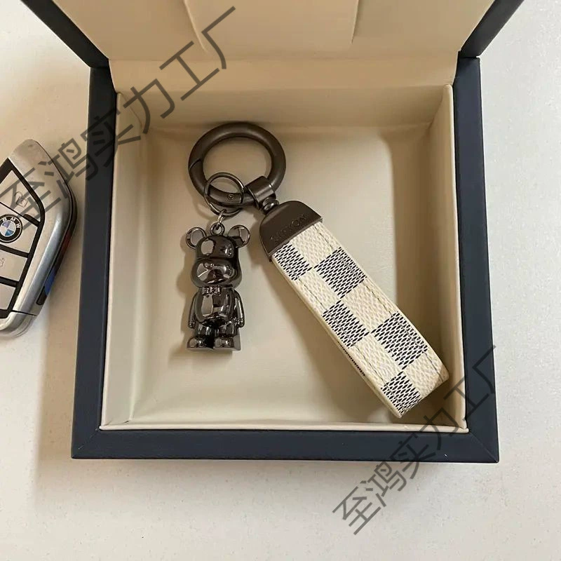 Суровый медведь брелок подвеска металлическая цепь веревка автомобиль пара мальчиков и девочек мультфильм Mercedes-Benz BMW Volkswagen