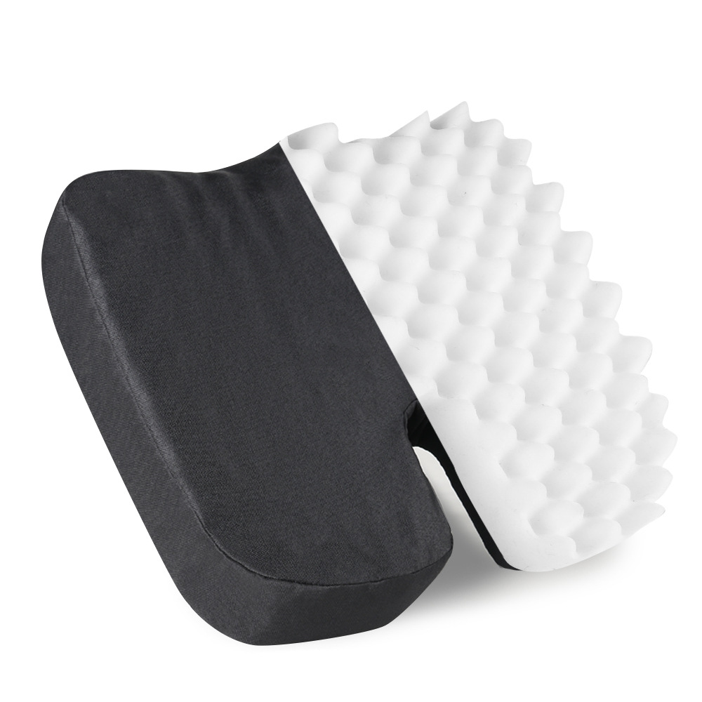 Cojín de oficina Cojín para hemorroides Cojín de asiento de silla de esponja ondulada