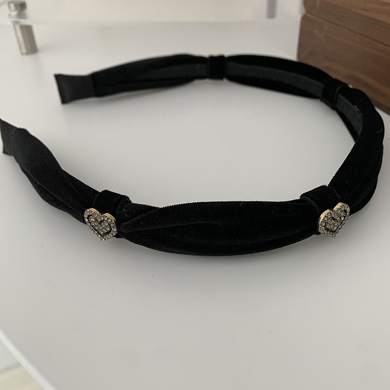 Dolce fascia per capelli nera in velluto abbinata da donna, con teschio alto, elegante forcina per capelli, fascia retrò, accessori per capelli, copricapo_voghion.com
