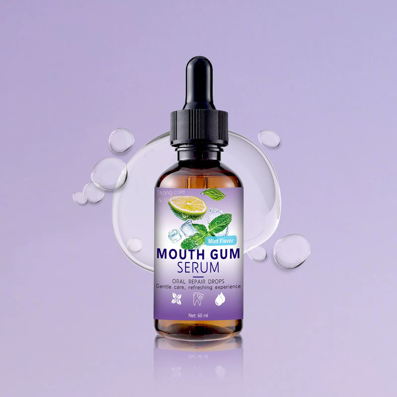 跨境 无标口腔护理 修护温和修护不牙周牙龈健康护理滴剂60ml