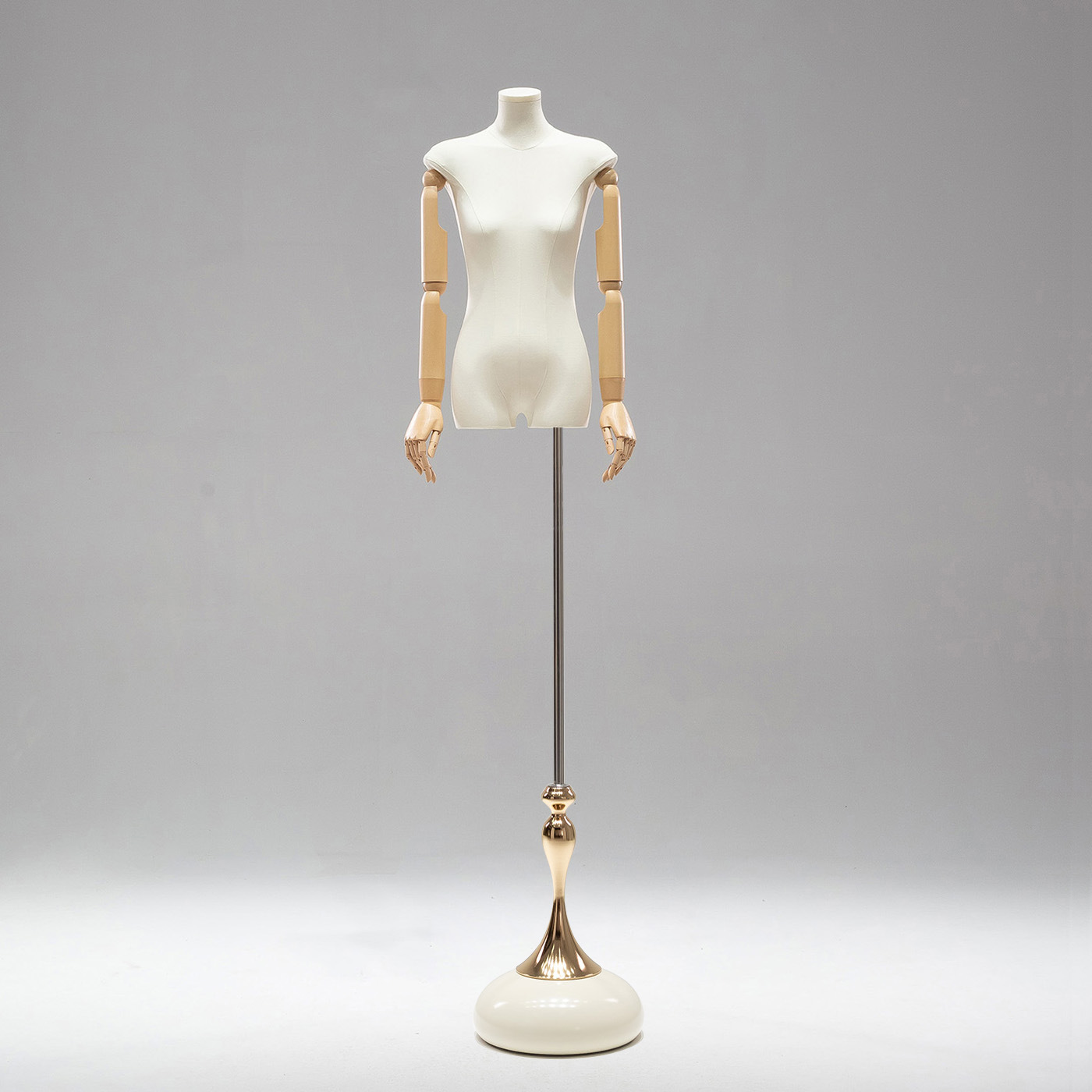 Modelo de accesorios tienda de ropa de mujer maniquí de gota de agua base ventana de pantalla de cuerpo de vestido de boda exhibición de cuerpo humano marco de modelo