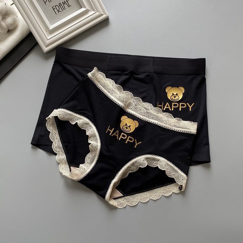 Couple's underwear couple's lace a man and a woman couple pure want a pair of 2022 new trend light luxury high-end