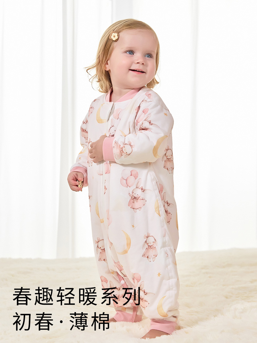 2026 primavera de algodón delgado para niños pijamas infantiles pijamas antibacterianos clase A pijamas infantiles camisetas