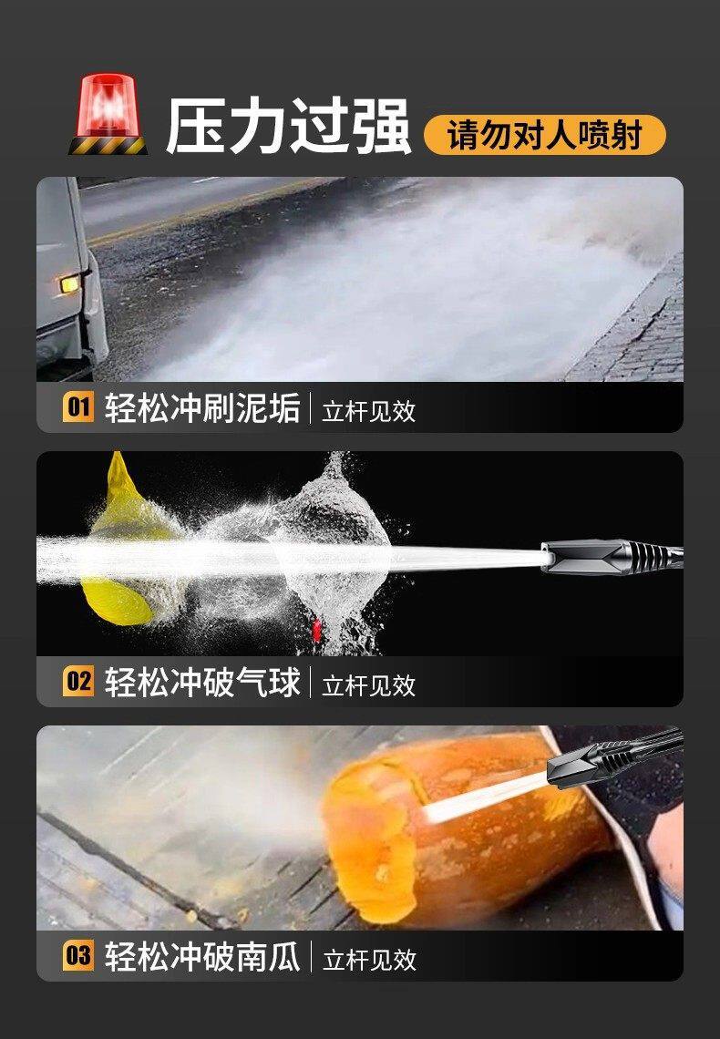 Wireless Lithium Battery Car Washing Machine, Household High-Pressure Water Gun, Portable Rechargeable Powerful Floor Scrubber, Ultra-High-Pressure Cleaning Machine Wholesale