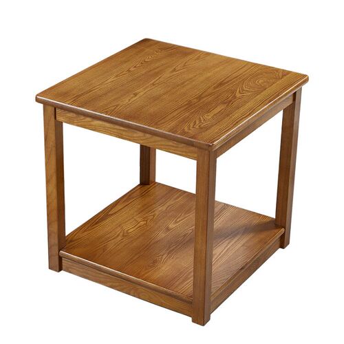 Solid wood sofa side table and corner table modern simple small coffee table living room side cabinet corner cabinet Chinese style small square table side cabinet