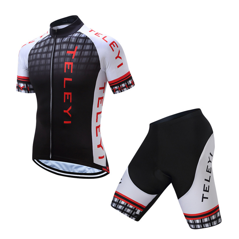 Jersey, set, bike, racing car, with short sleeve 4