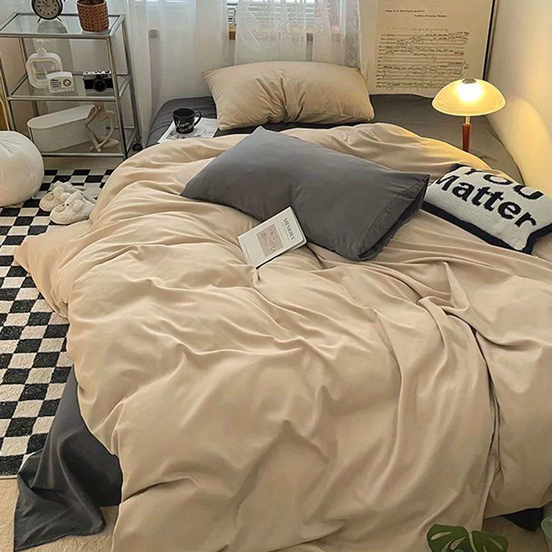 Duvet Cover Bedding Set, Thickened Microfiber, Kids 3–4 pcs, Multiple Sizes (1.2–2.2 m)
