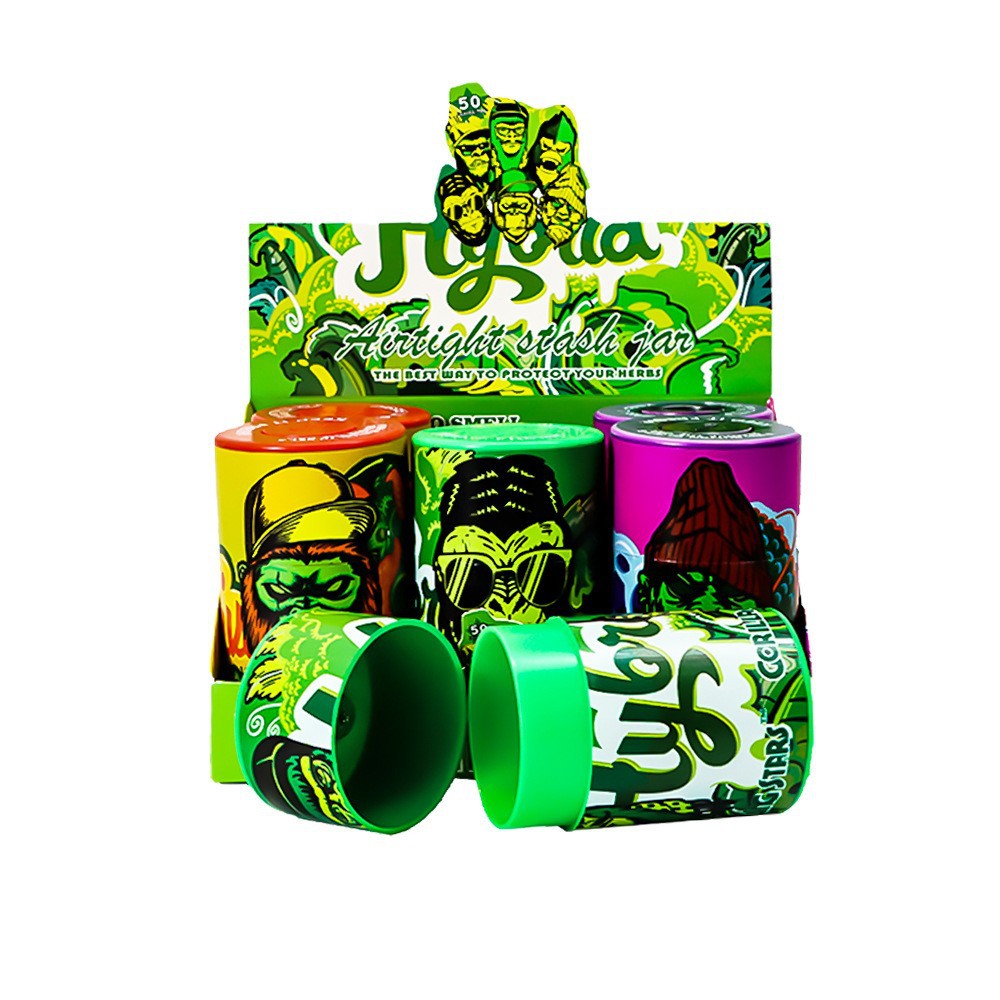 Nuevo tanque de almacenamiento de gorila, tanque de tabaco de plástico sellado a presión, caja a prueba de humedad, tubo de almacenamiento, cajas