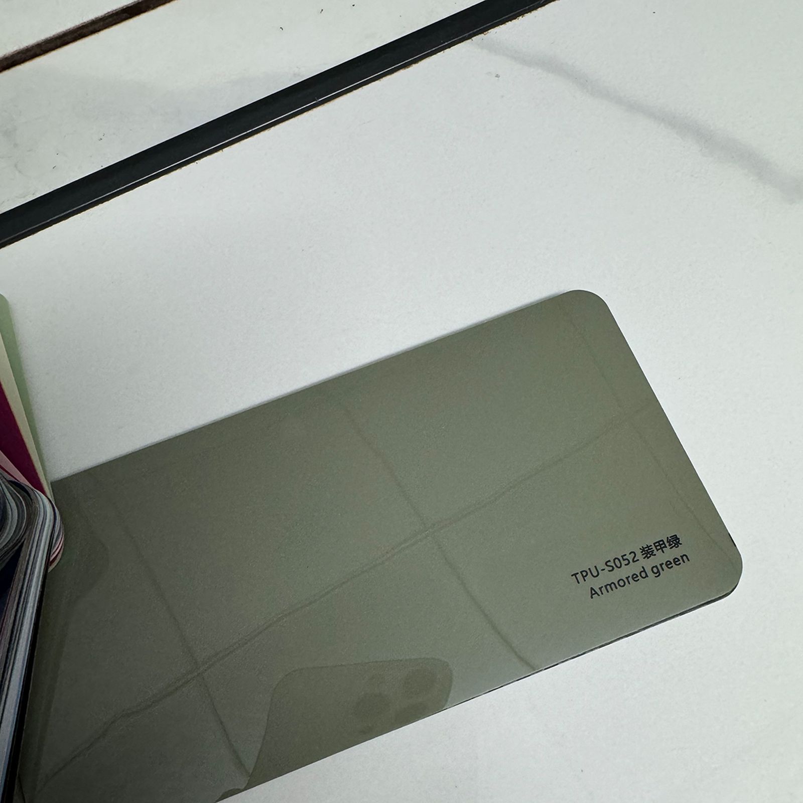 Car paint protective film: Tesla River Blue Apple Green - tpu-armor-green-tesla-cybertruck-dedicated-car-cutting